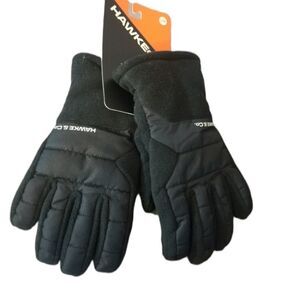 ‎Hawke & Co Men's Black Gloves S/M